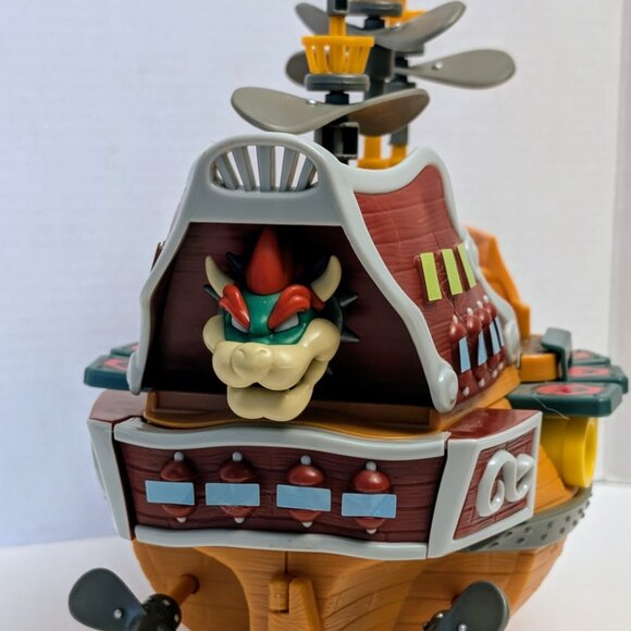 Super Mario Deluxe Bowser's Airship Jakks Pacific Toys No-Smoke Home Sound Works - Picture 3 of 4